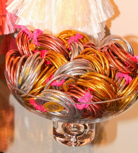 Handcrafted bangles to guide daily intention-setting 🙏