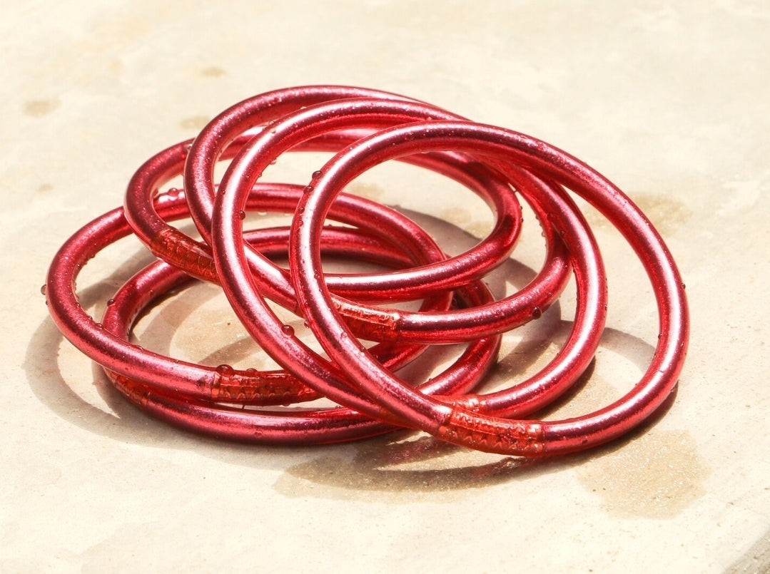 PINK ALL WEATER BANGLES – latinmoodmx