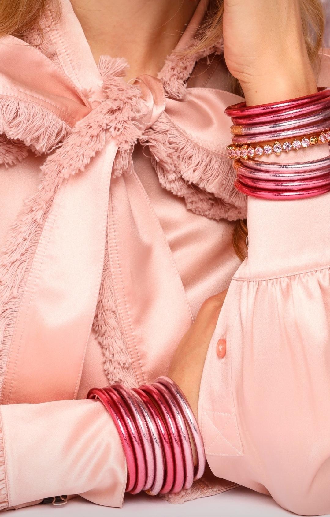 PINK ALL WEATER BANGLES – latinmoodmx