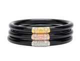 SET PUSERAS THREE KINGS ALL WEATHER BANGLES® (AWB®) - BLACK
