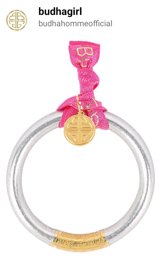 SILVER TZUBBIE ALL WEATHER BANGLE® (AWB®) - SERENITY PRAYER
