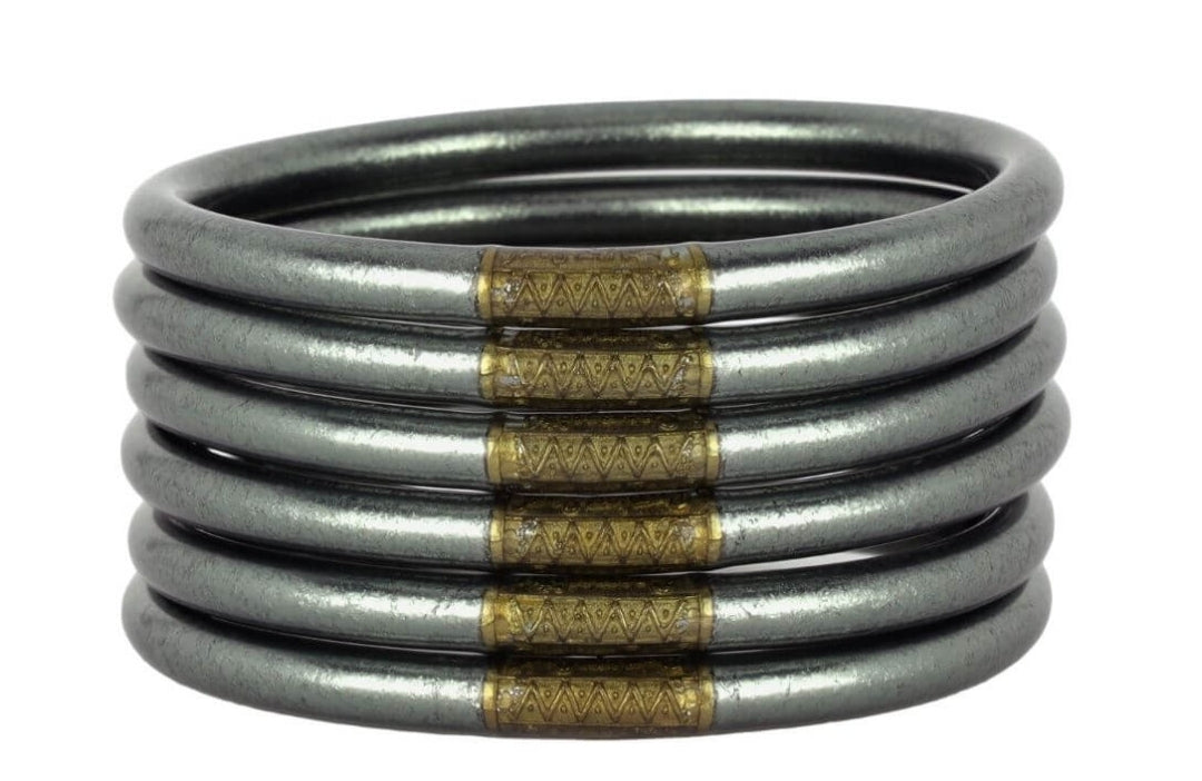 GRAPHITE ALL WEATHER BANGLES® (AWB®) - SERENITY PRAYER – latinmoodmx