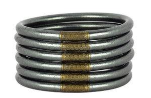 GRAPHITE ALL WEATHER BANGLES® (AWB®) - SERENITY PRAYER